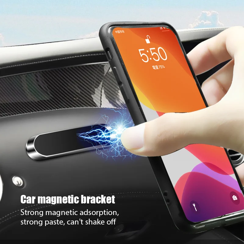 Phone Accessories Useful - Magnetyczny uchwyt samochodowy na telefon, obrotowy,