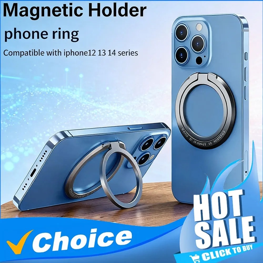 Phone Accessories Useful - Magnetyczny uchwyt na telefon z pierścieniem